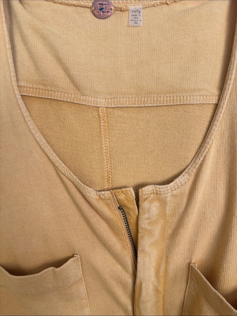 Free People One Billie Coveralls Jumpsuit - Spicy Chestnut - Picture 4 of 6
